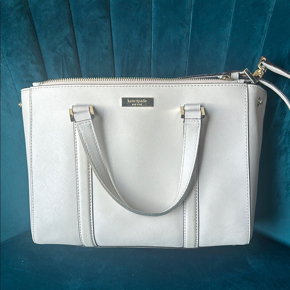 Kate Spade White Tote Bag